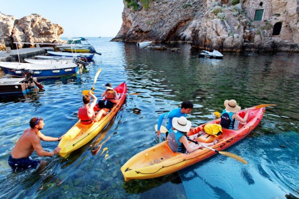 Kayaking in Dubrovnik, Croatia