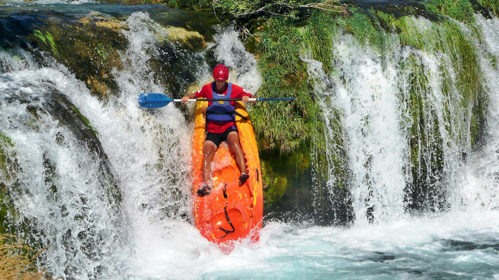 Kayaking, Cetina River, Croatia